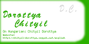 dorottya chityil business card